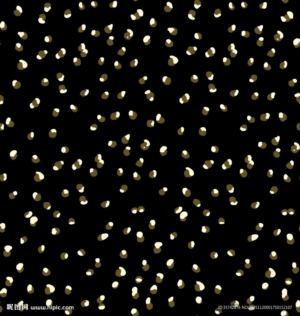 黑色背景金色斑点纹理图