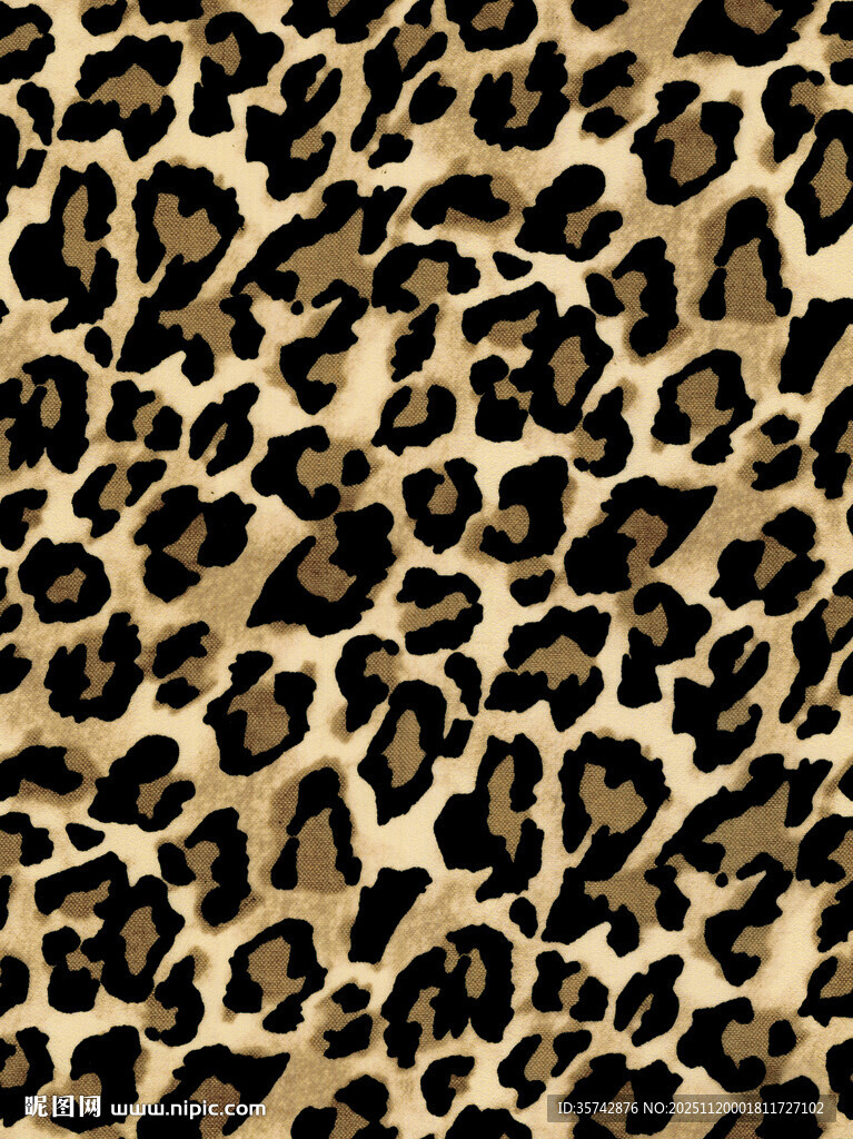 豹纹图案纹理背景