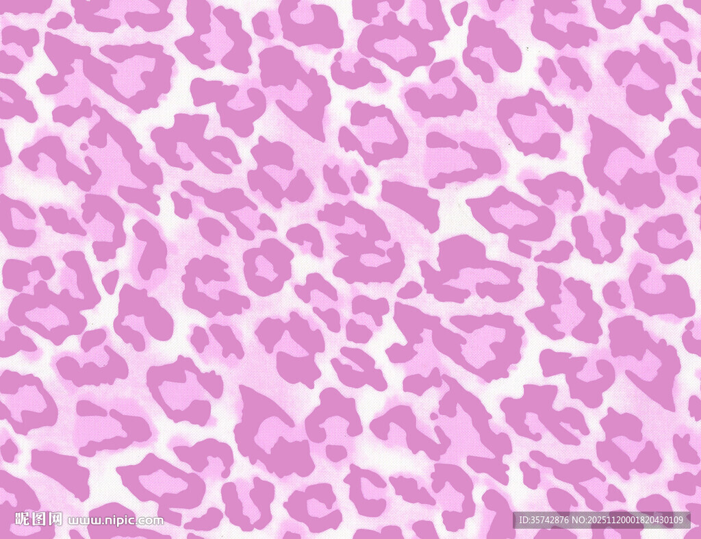 粉色豹纹图案纹理背景