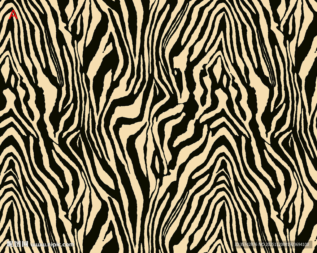 斑马纹图案纹理背景