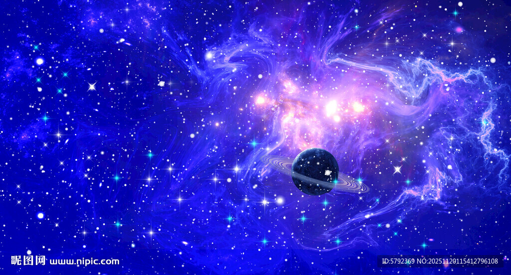 浩瀚星球星空宇宙背景图