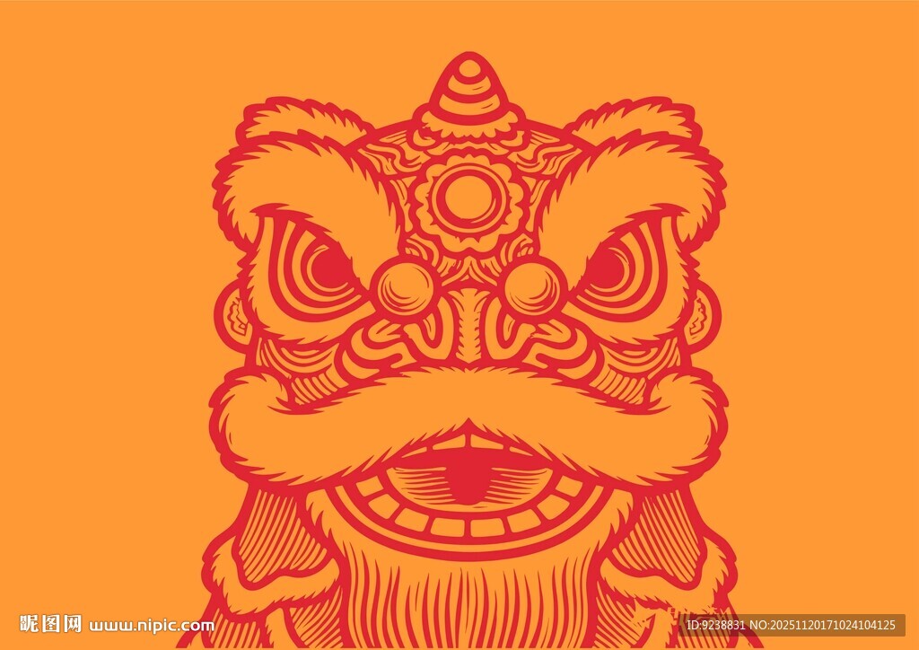 醒狮图案