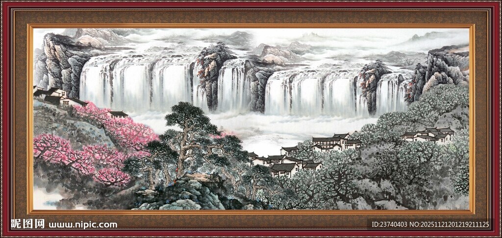 山水风景画 