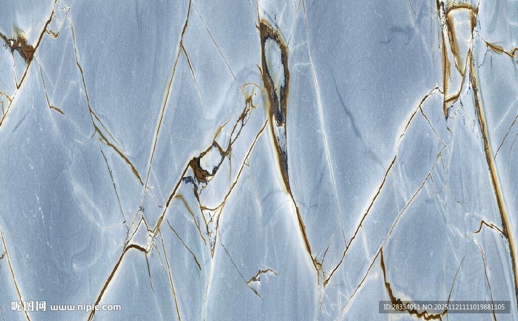 蓝色纹理大理石材质图