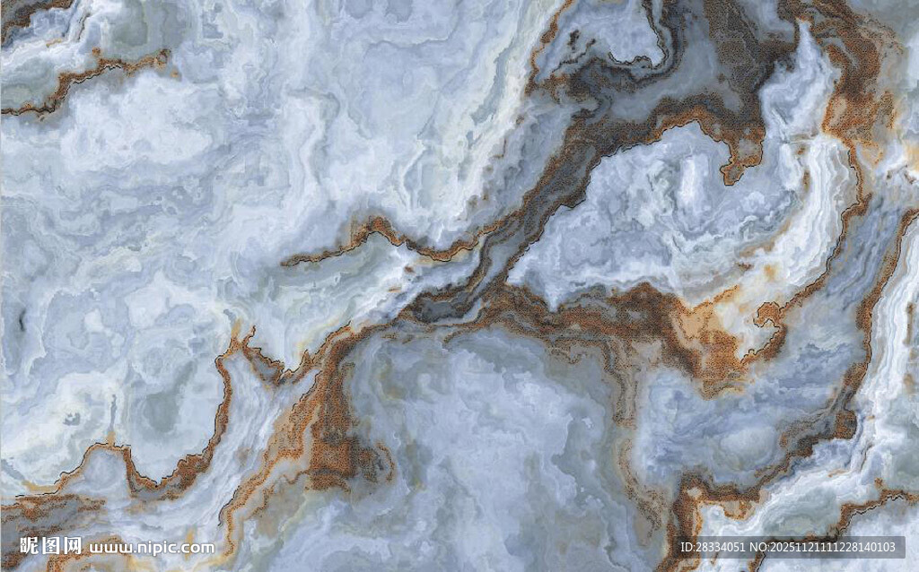 蓝白大理石石纹