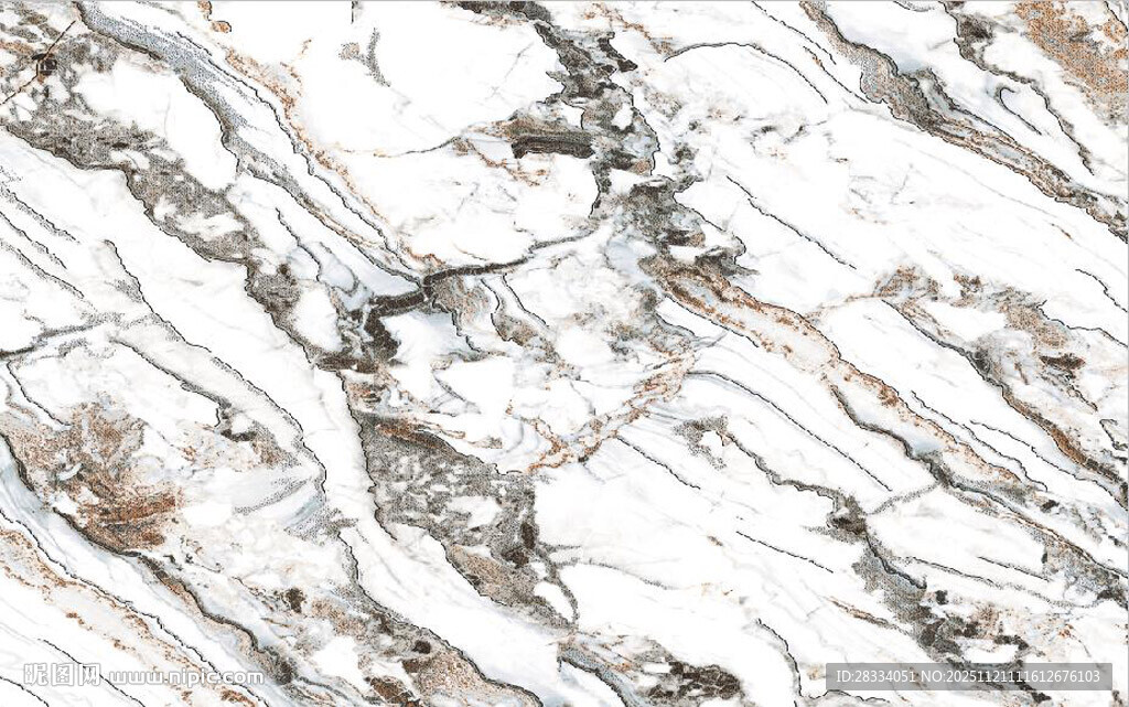 白色鎏金大理石石纹