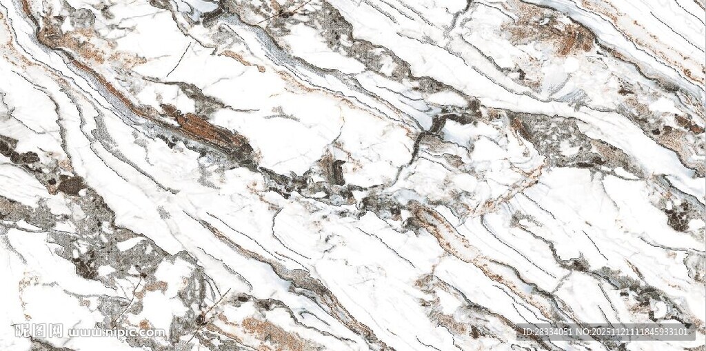 白色鎏金大理石石纹