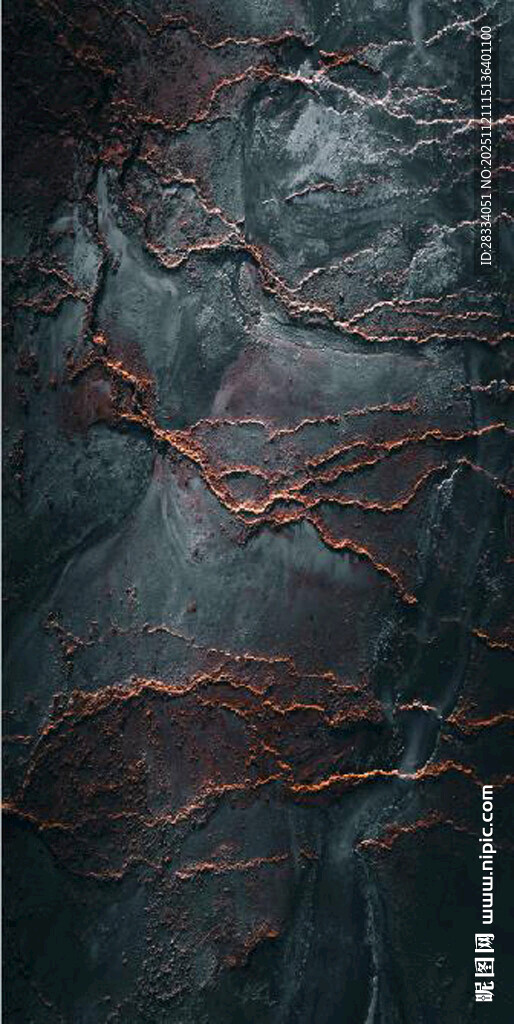 红褐色岩石纹理表面