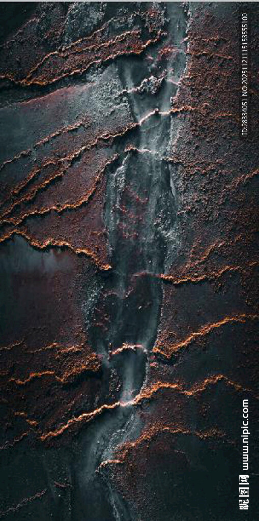 红褐色岩石表面纹理