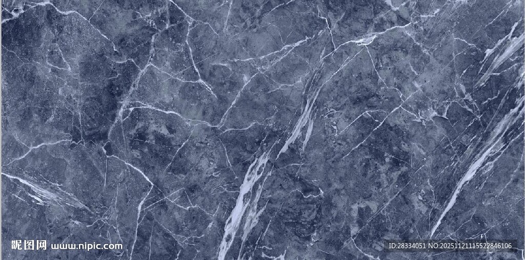 深蓝色大理石纹理图案
