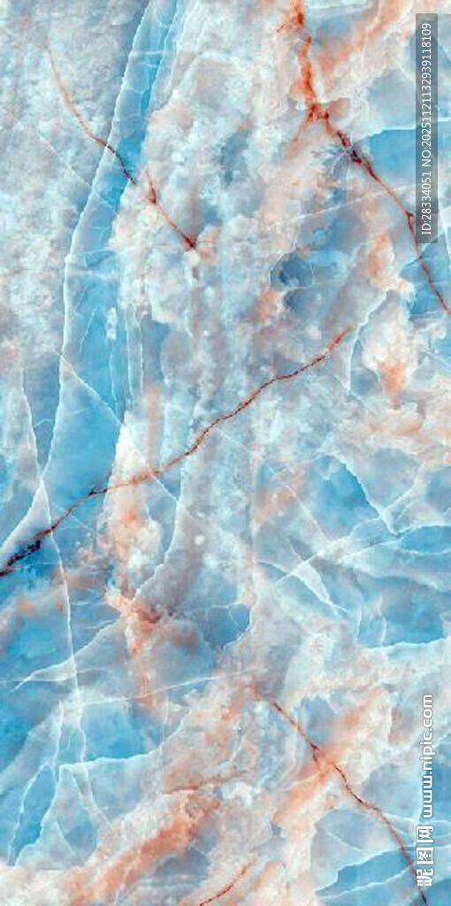 天蓝色蓝玉大理石石纹