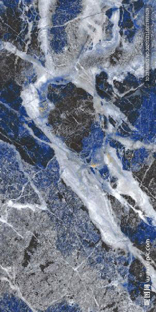 蓝色大理石石纹