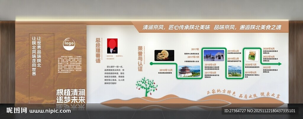 企业文化墙展示