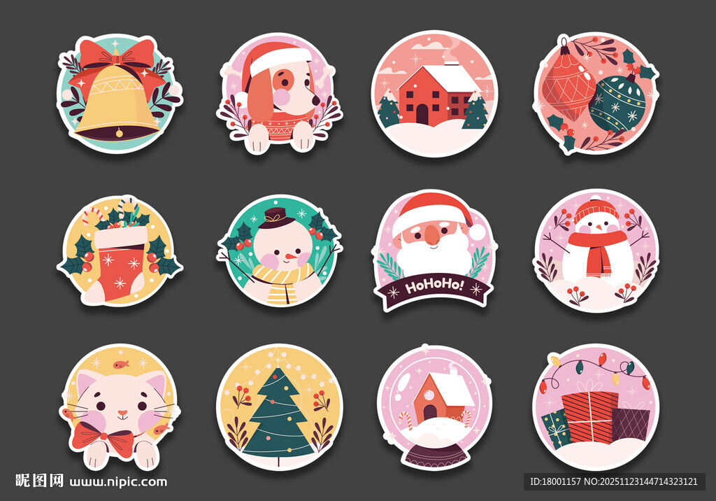 圣诞节贴纸