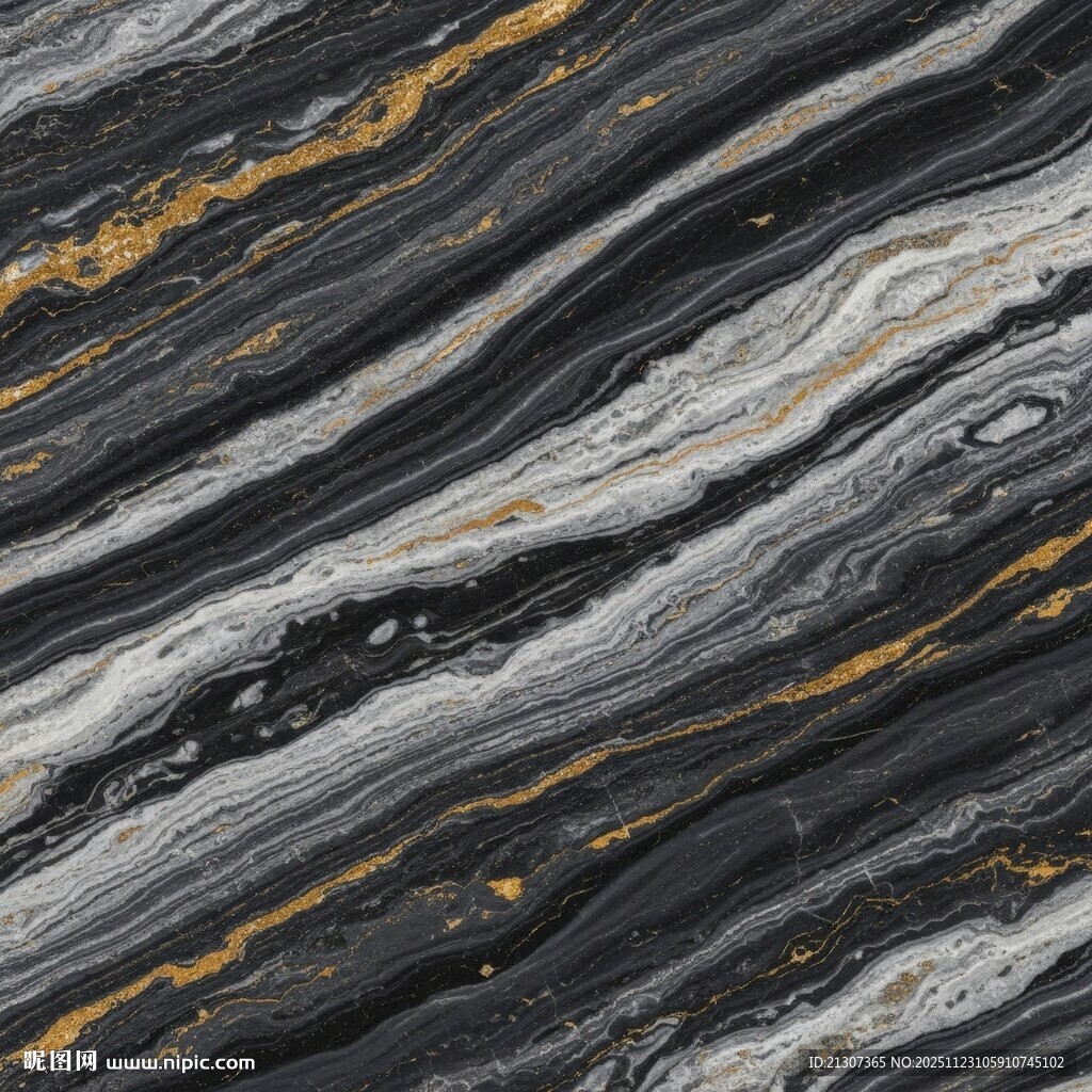 黑金大理石纹理图案
