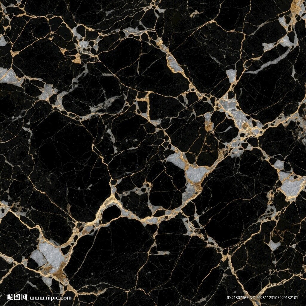 黑色大理石纹理图案