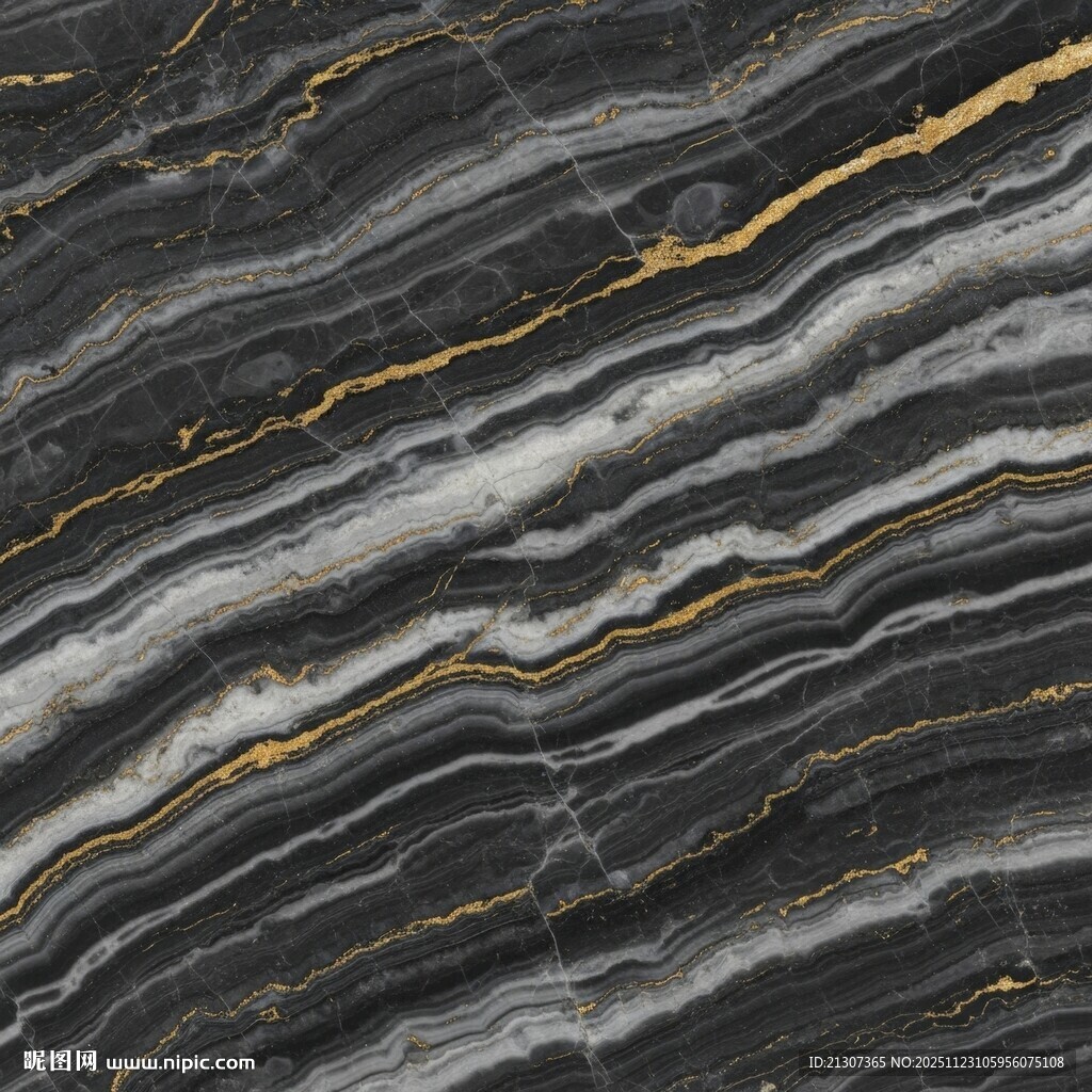 黑色大理石纹理图案