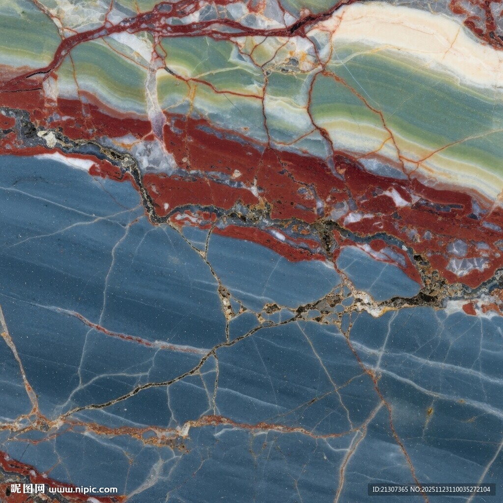 多彩纹理大理石图案