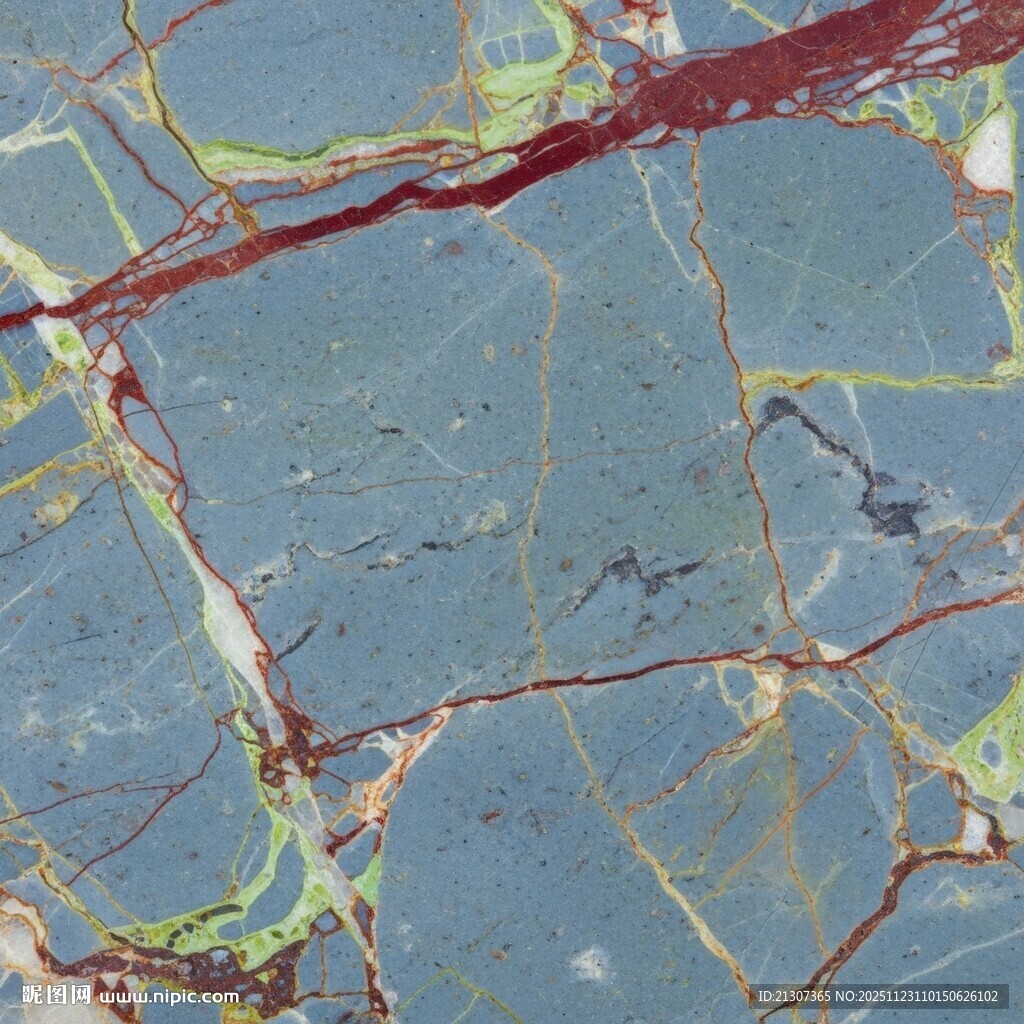 蓝色大理石纹理图案