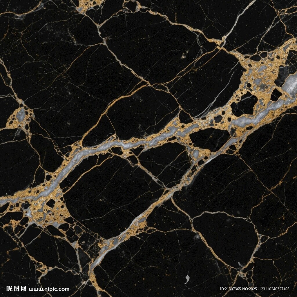 黑金大理石纹理
