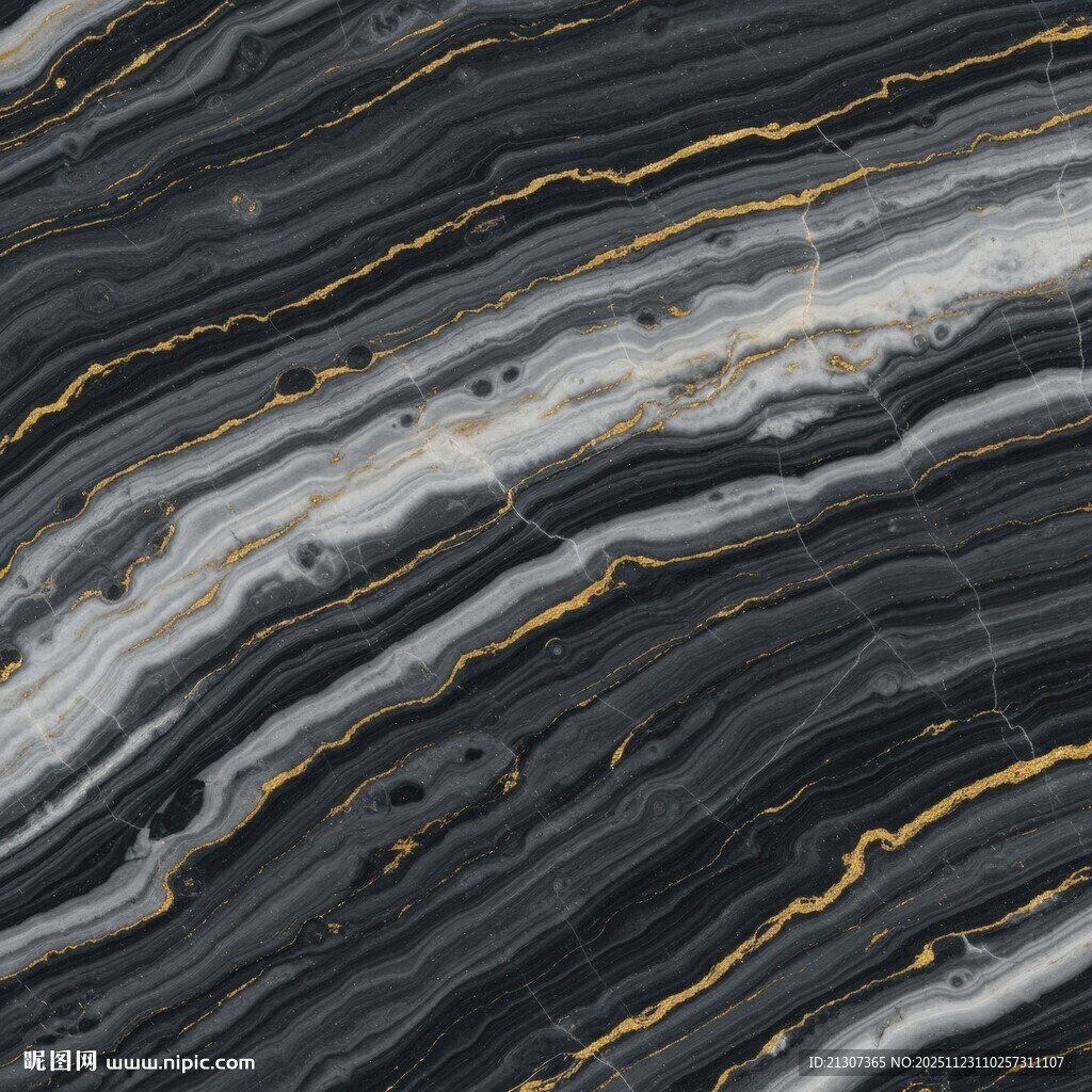黑色大理石纹理图案