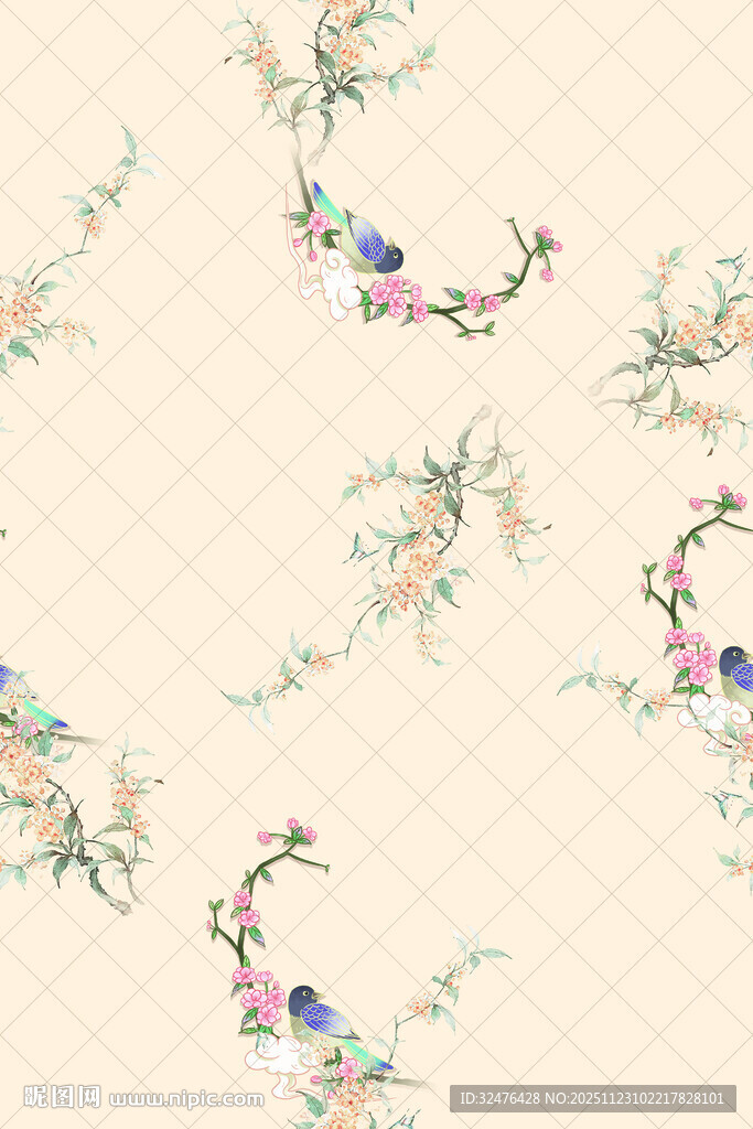 花卉图案背景图