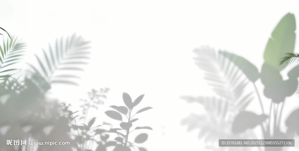 雾气磨砂膜效果绿植贴图