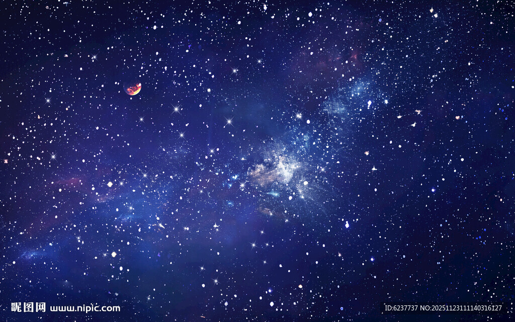 蓝色星空软膜天花灯箱