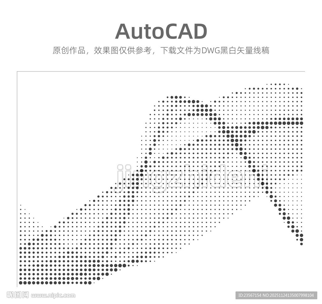 AutoCAD线条艺术展示