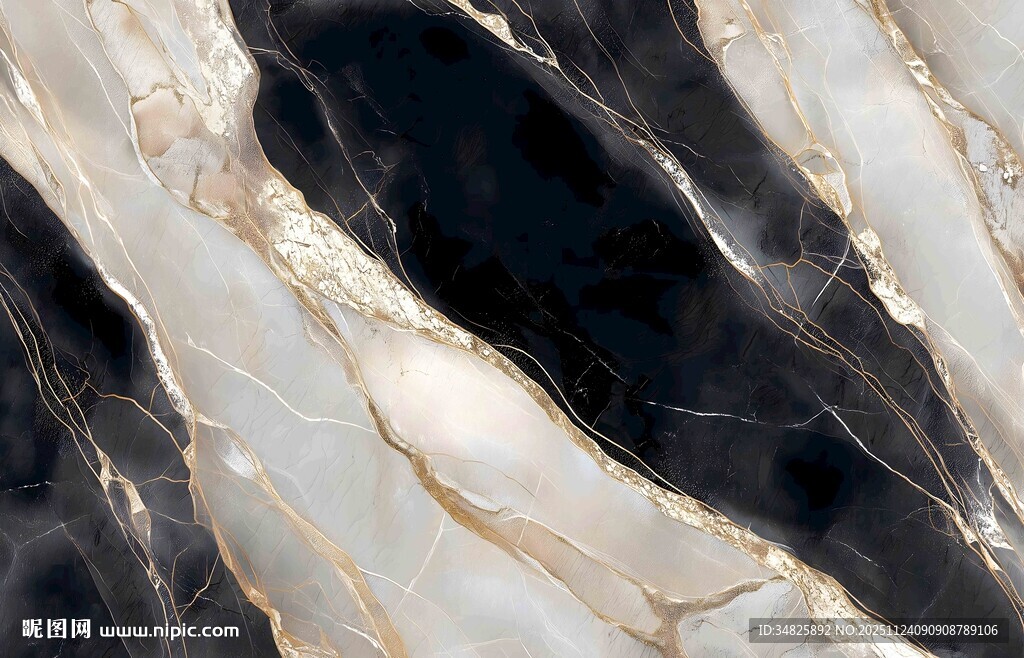黑白大理石纹理图案