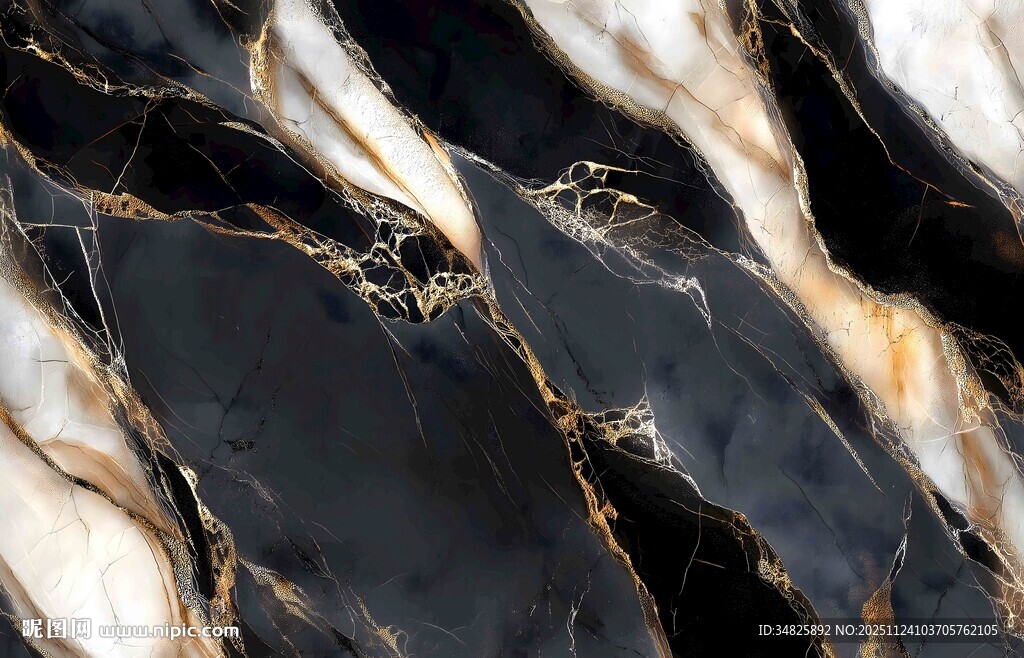 黑色大理石纹理