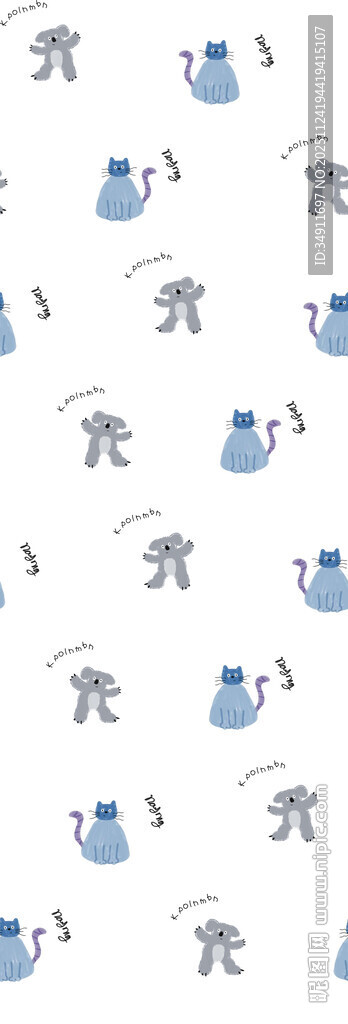 青花瓷图案素材