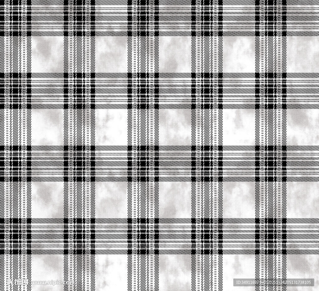 黑白格纹简约图案背景