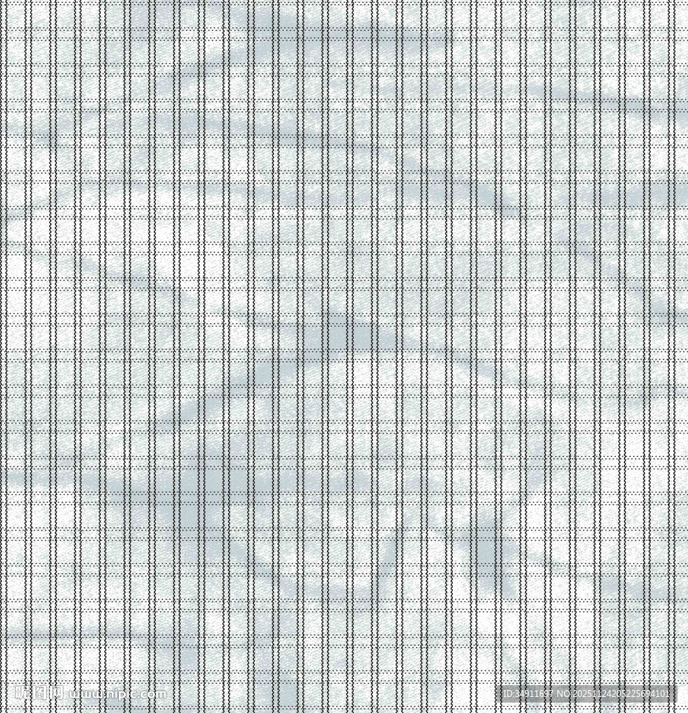 蓝白条纹褶皱布料纹理