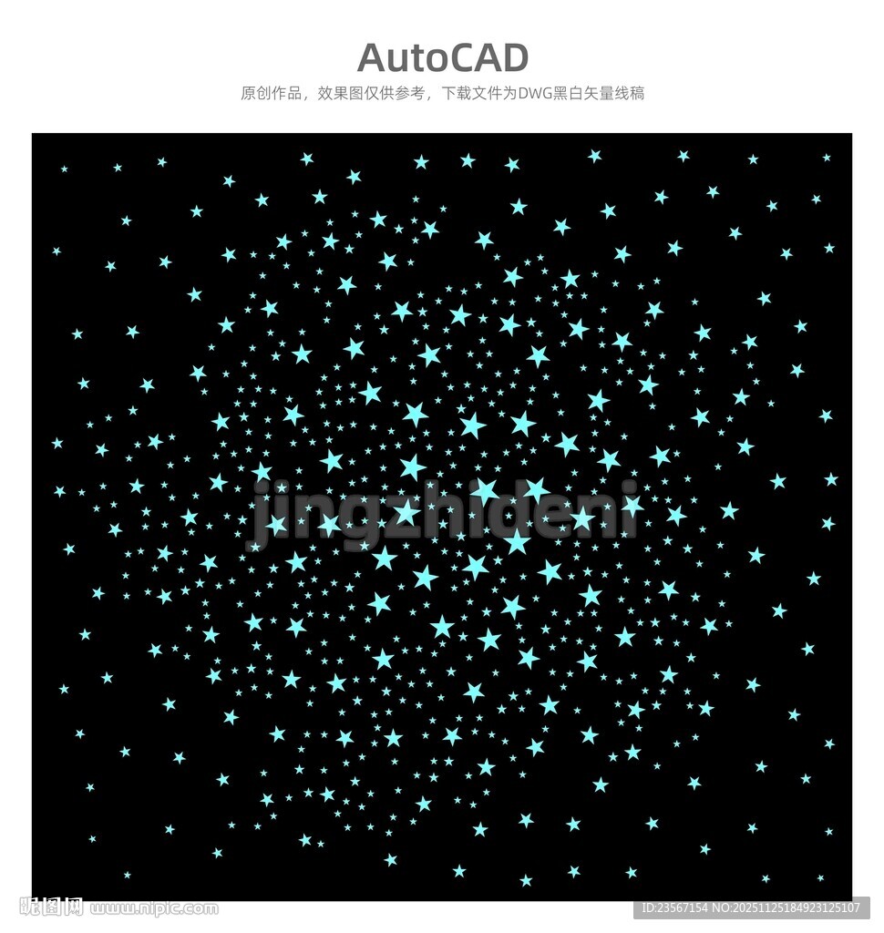 星点闪烁的黑色背景图案