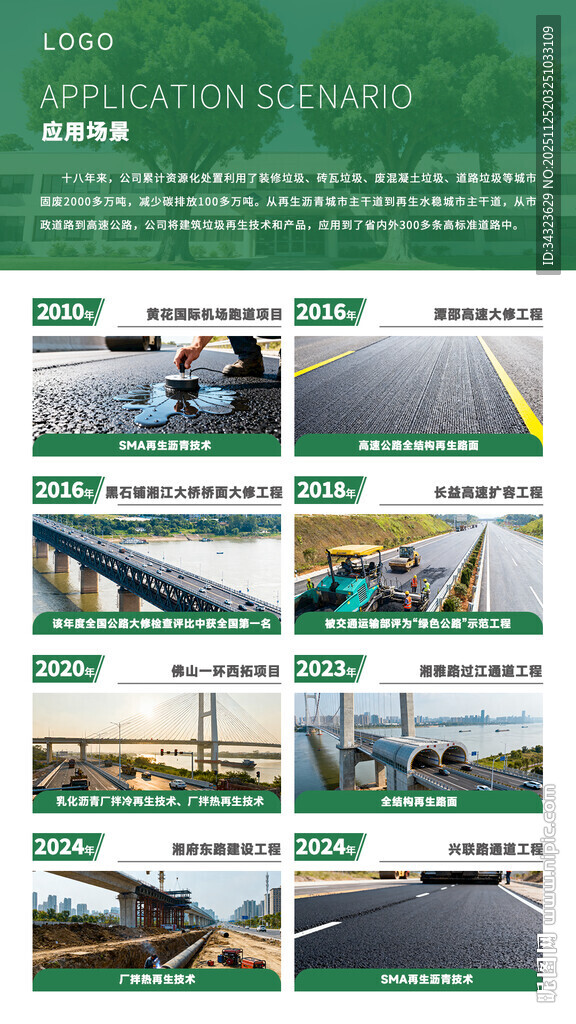 绿色图片设计工业管道设备展示