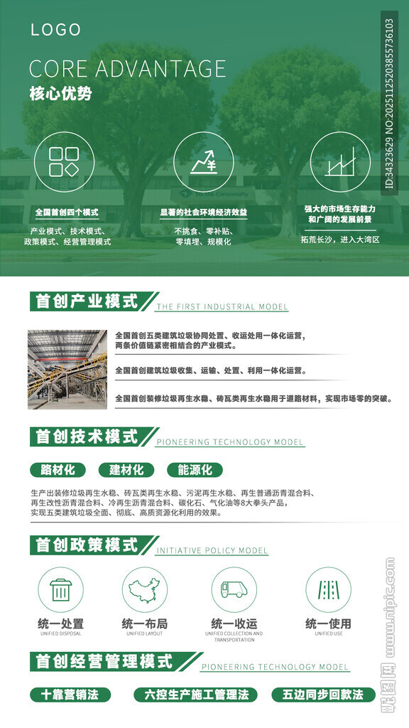 绿色环保企业简介设计