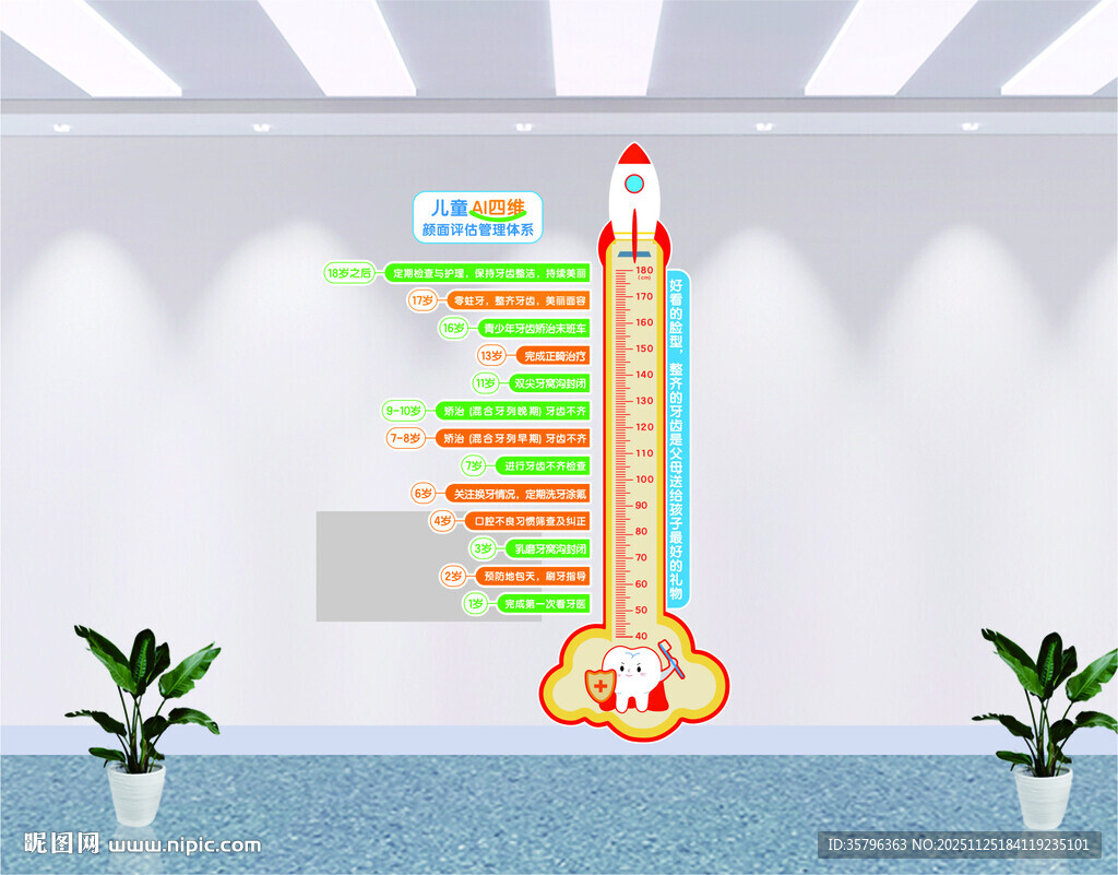 口腔诊所医院海报儿童牙科室背景