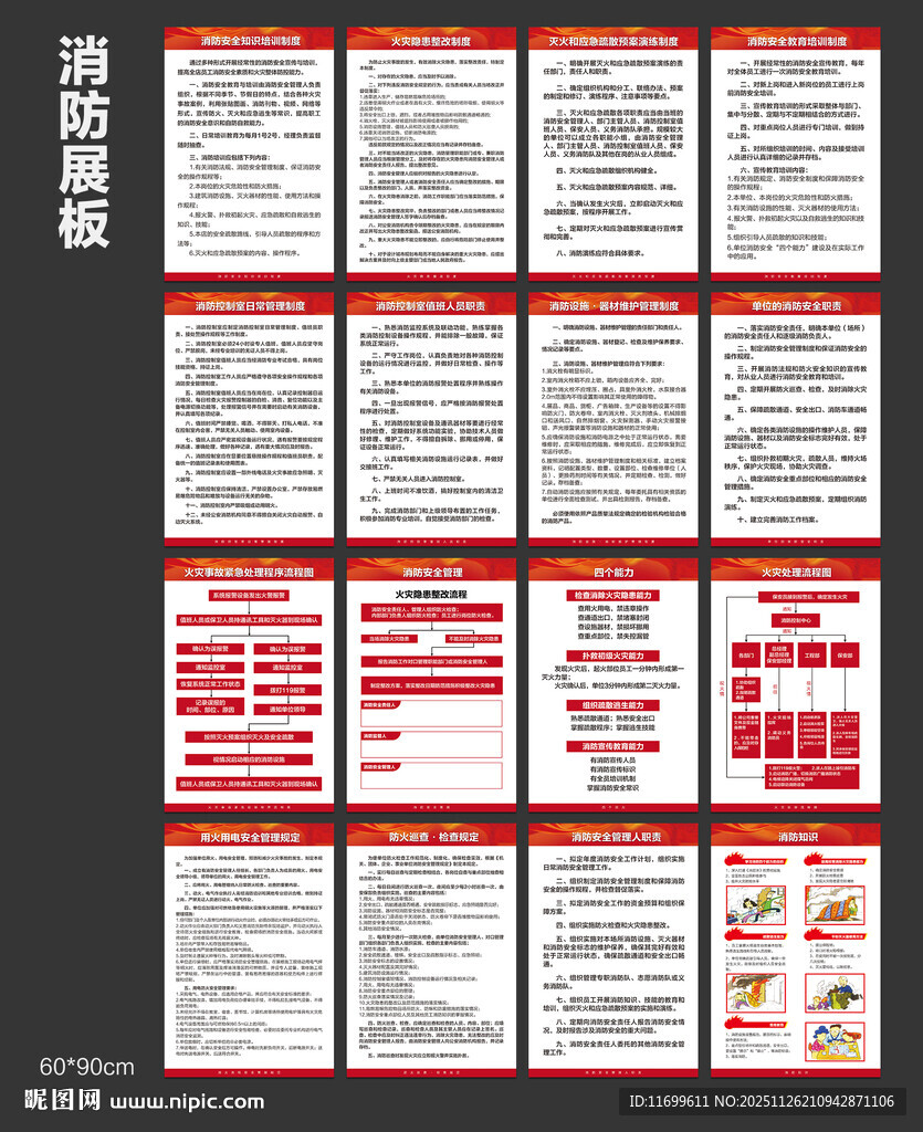 消防展板