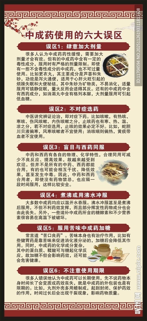 中医药健康教育知识展架