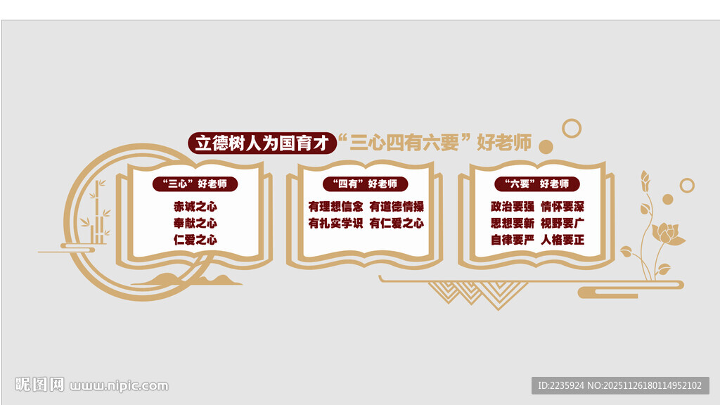 三心四有六要好老师