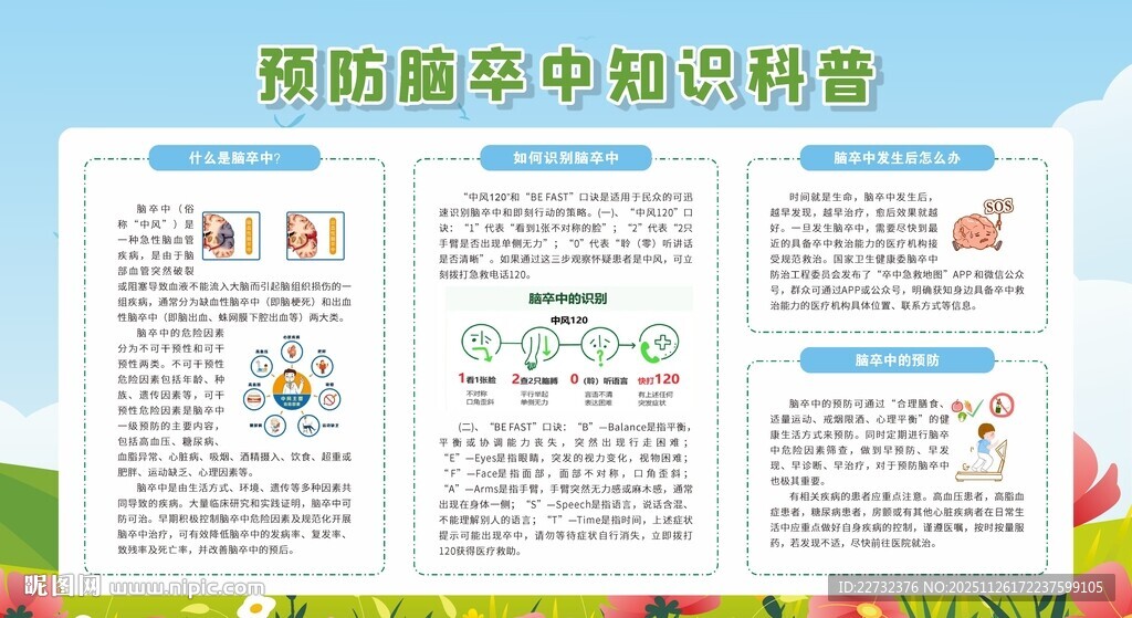 预防脑卒中知识科普