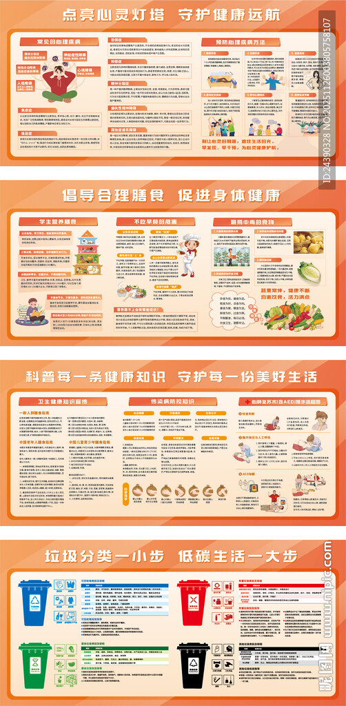 健康知识展板
