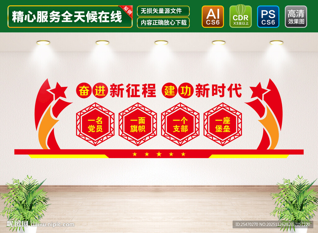 党支部建设文化墙