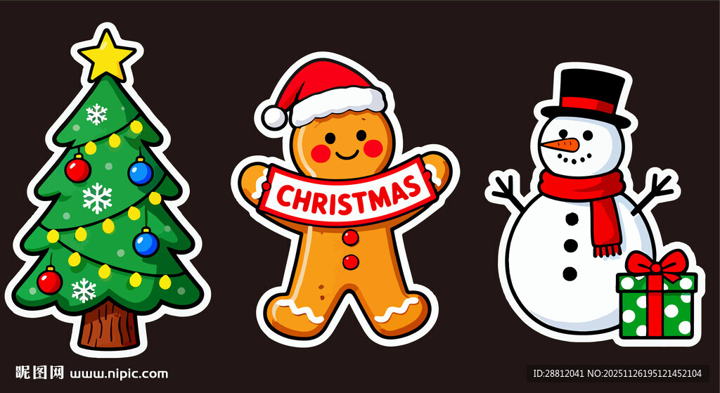 圣诞节贴纸