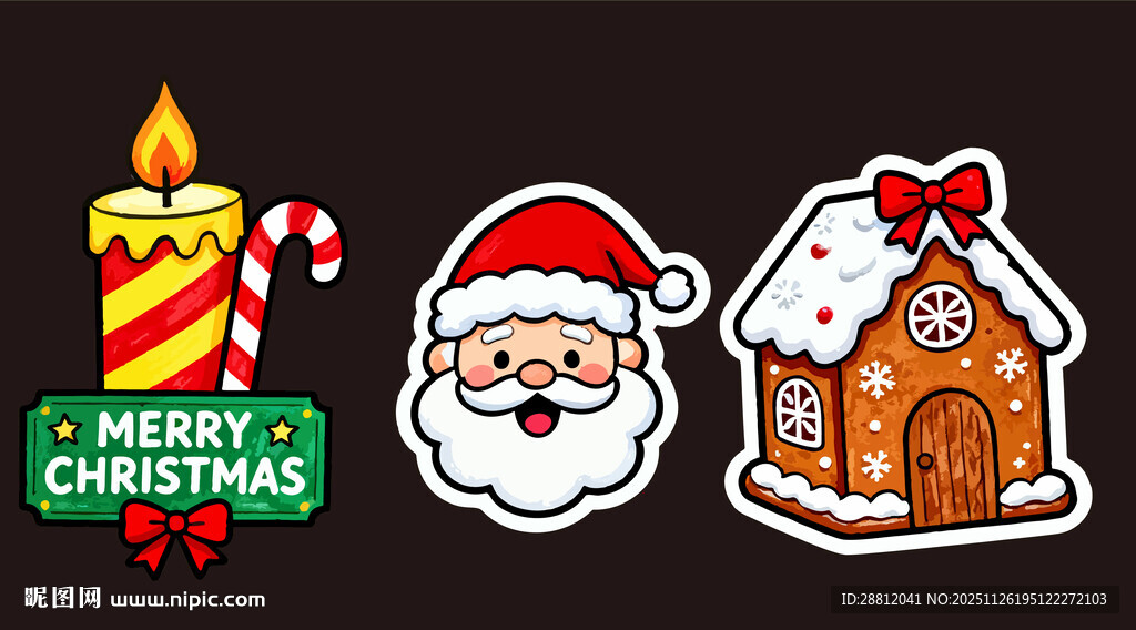 圣诞节贴纸