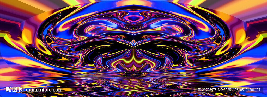 绚丽酒吧KTV舞台背景