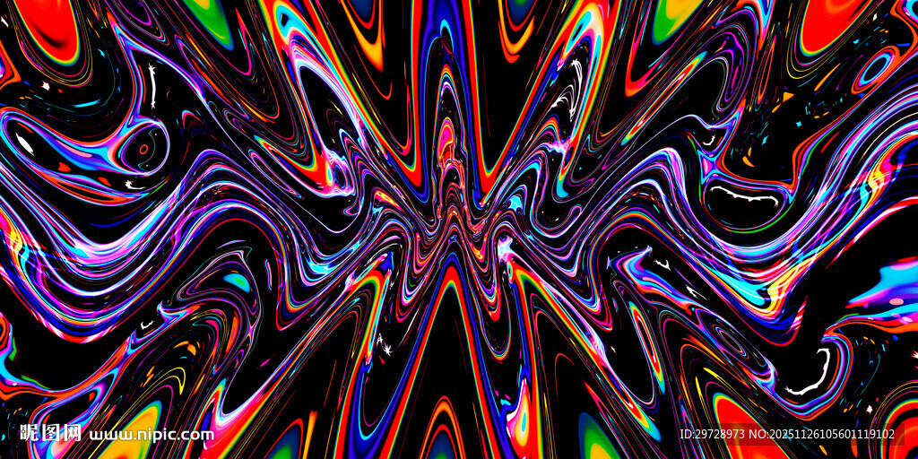 绚丽多彩抽象ktv酒吧艺术图案