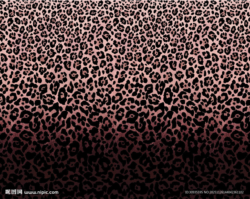 豹纹皮革纹理特写