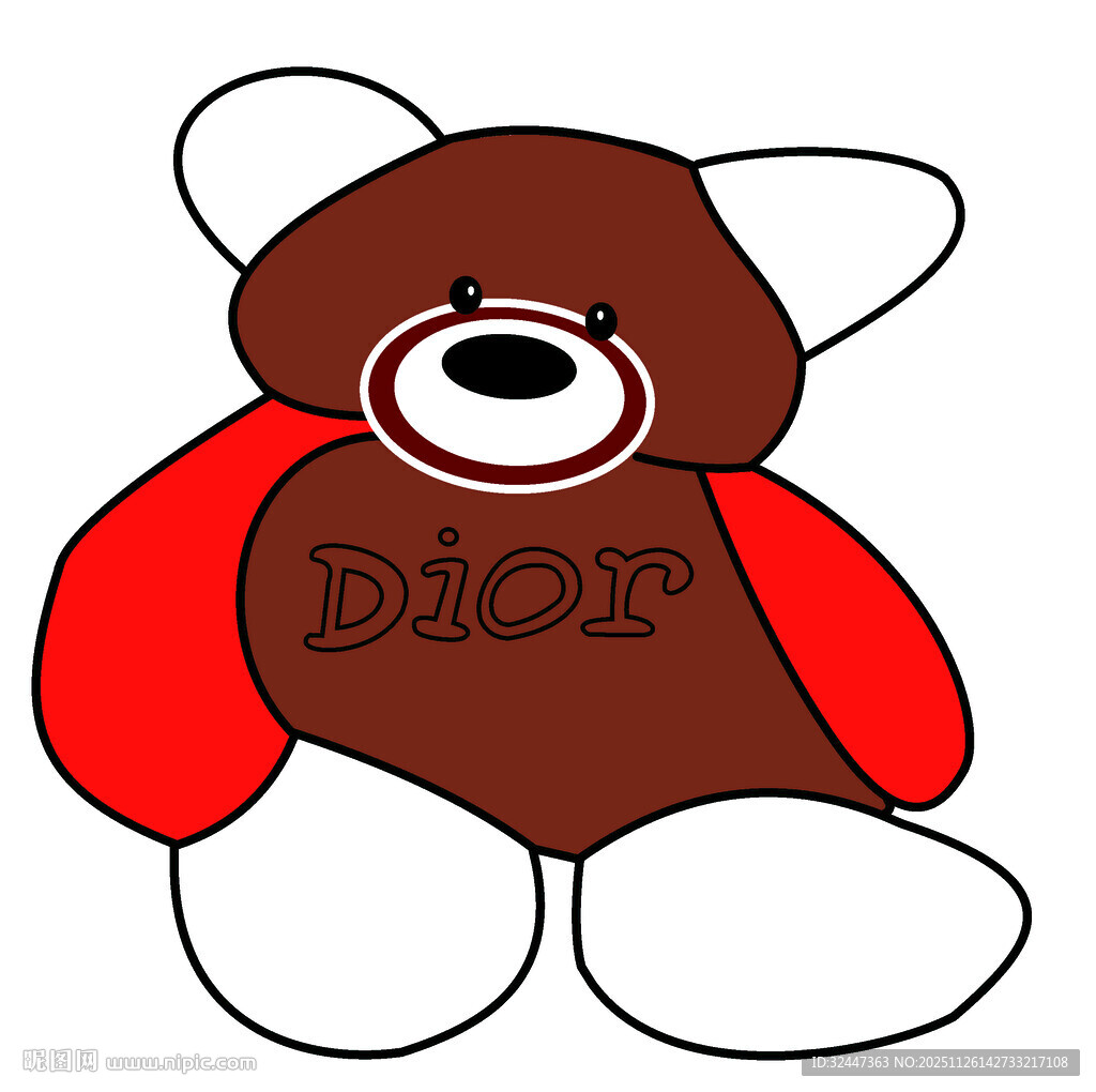 迪奥小熊玩偶